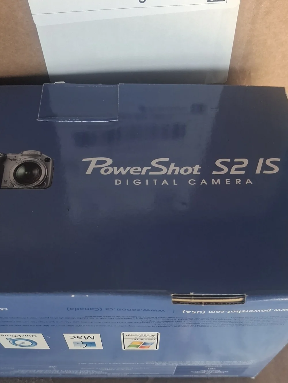 Canon PowerShot S2 IS Digital Camera - Silver New In Box With Tags